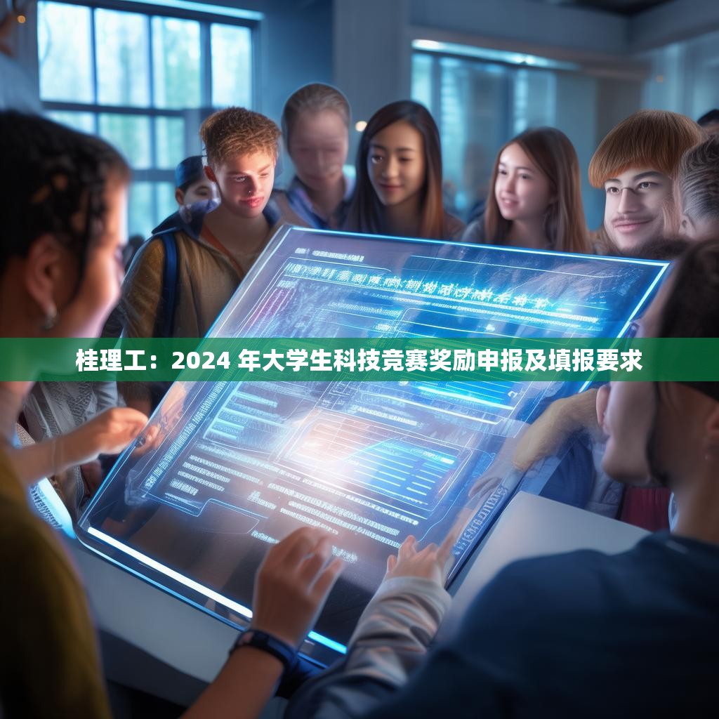 桂理工：2024 年大学生科技竞赛奖励申报及填报要求