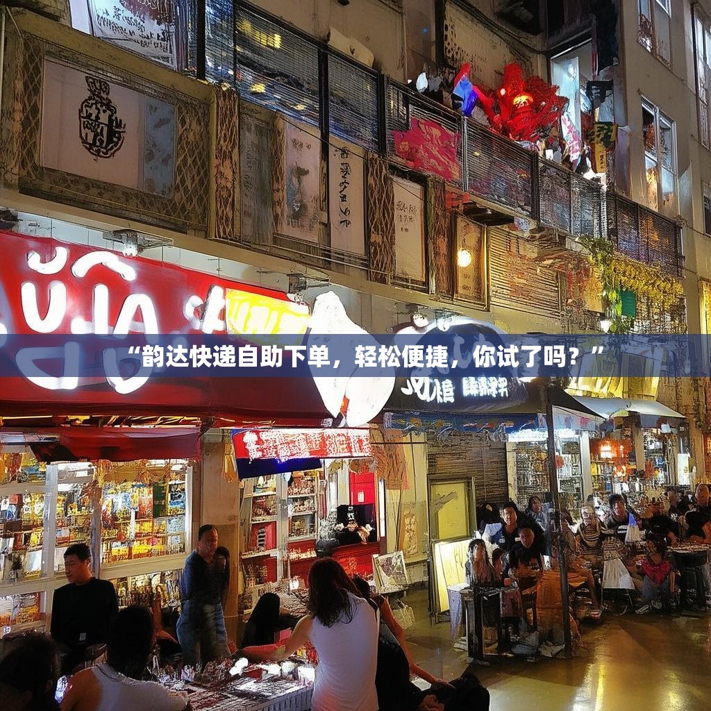 “韵达快递自助下单，轻松便捷，你试了吗？”