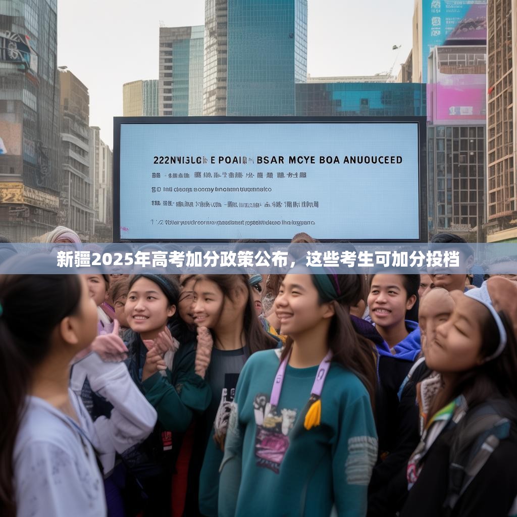 新疆2025年高考加分政策公布，这些考生可加分投档