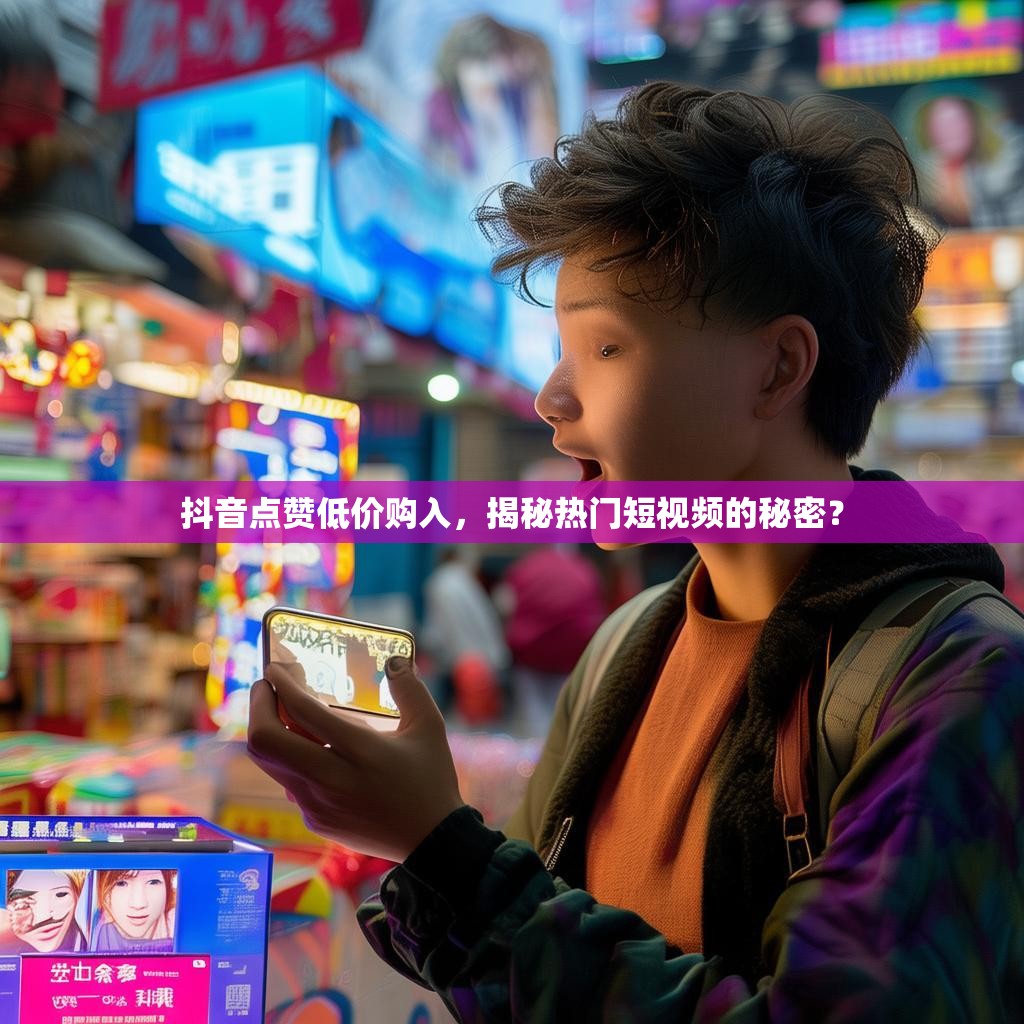 抖音点赞低价购入，揭秘热门短视频的秘密？