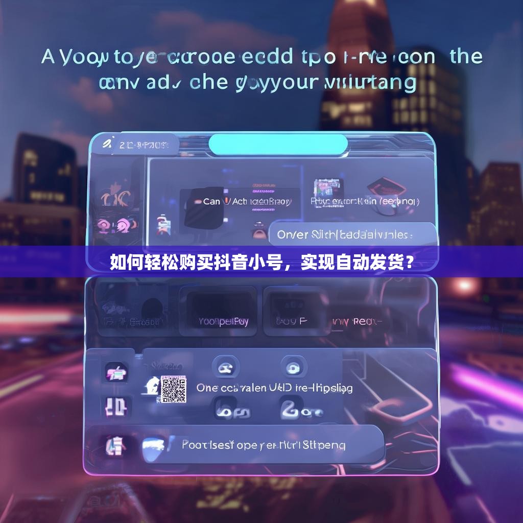 如何轻松购买抖音小号，实现自动发货？