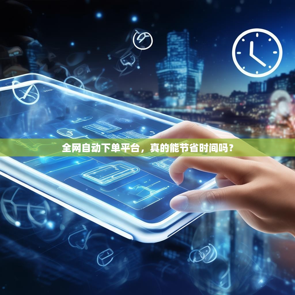 全网自动下单平台，真的能节省时间吗？