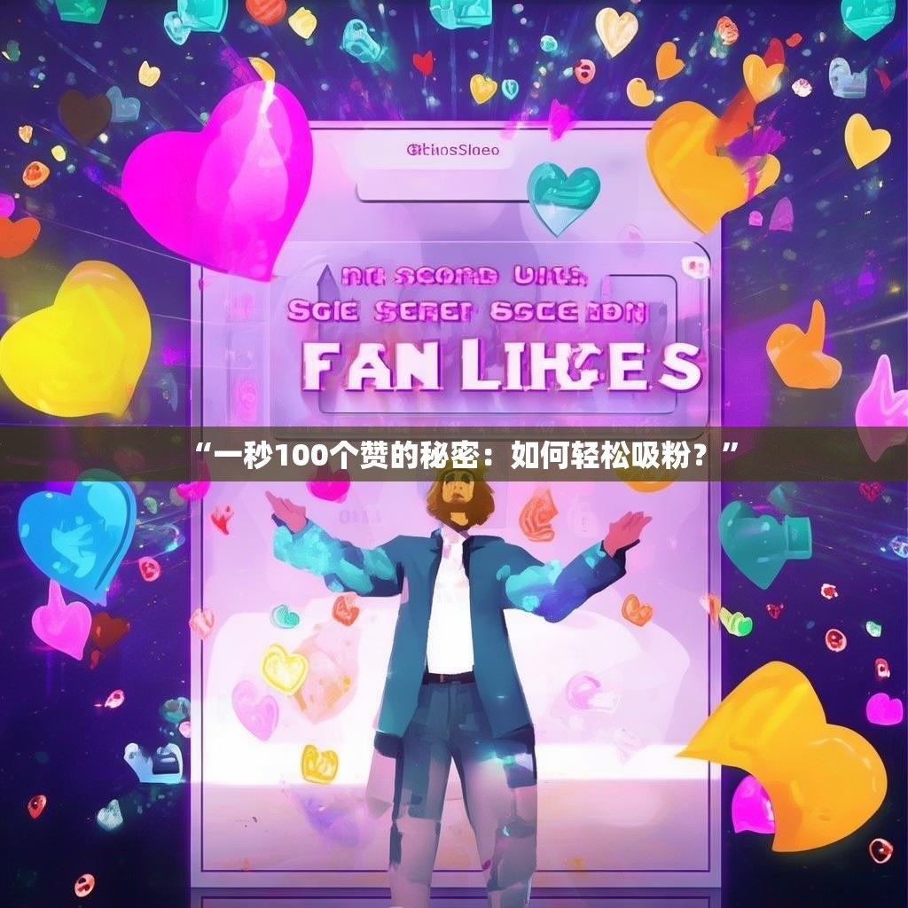 “一秒100个赞的秘密：如何轻松吸粉？”