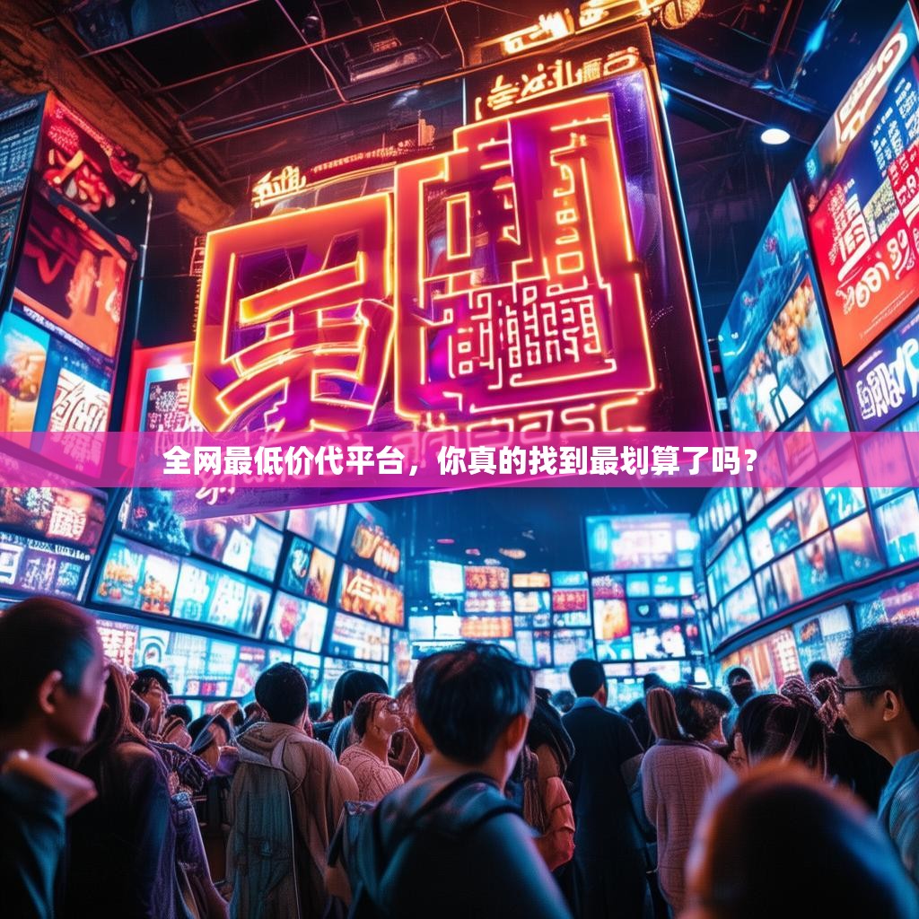 全网最低价代平台,你真的找到最划算了吗?