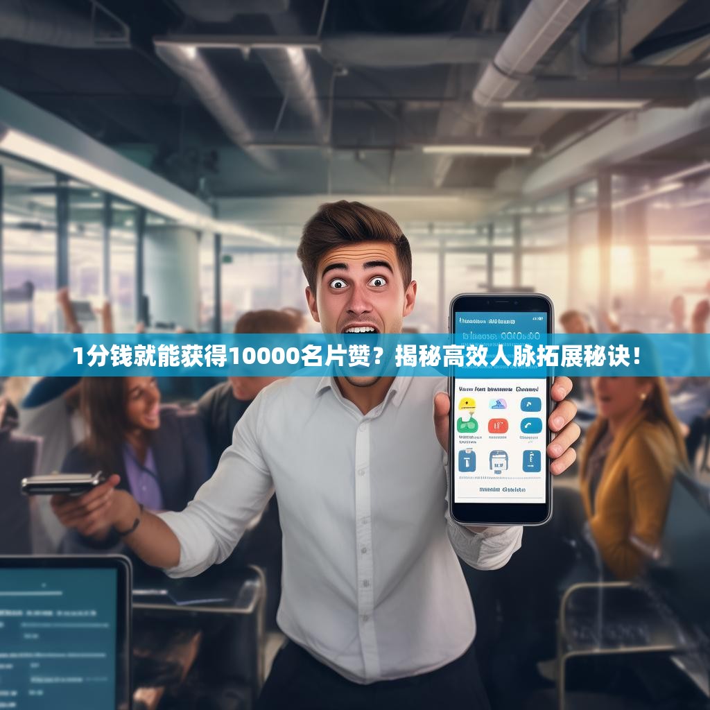 1分钱就能获得10000名片赞?揭秘高效人脉拓展秘诀!
