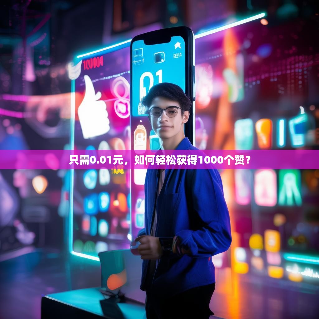 只需0.01元，如何轻松获得1000个赞？