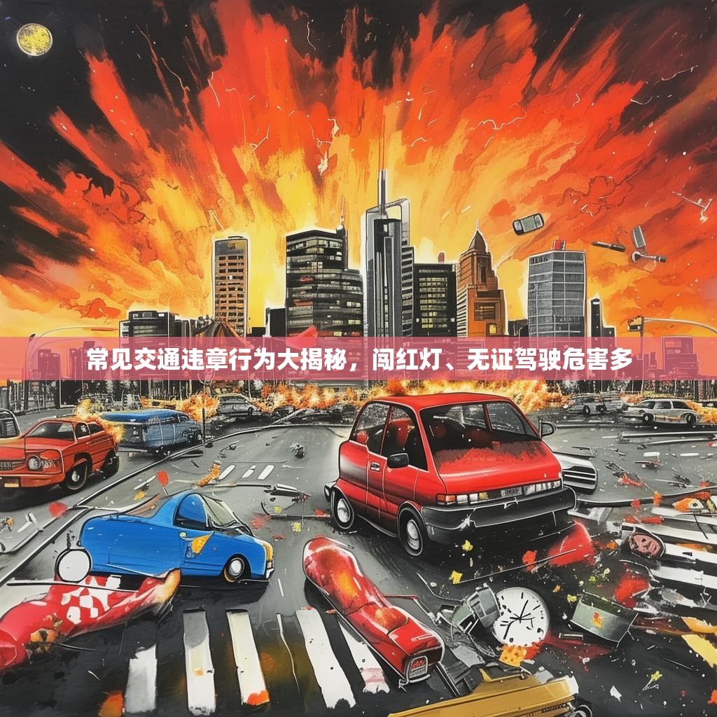 常见交通违章行为大揭秘，闯红灯、无证驾驶危害多
