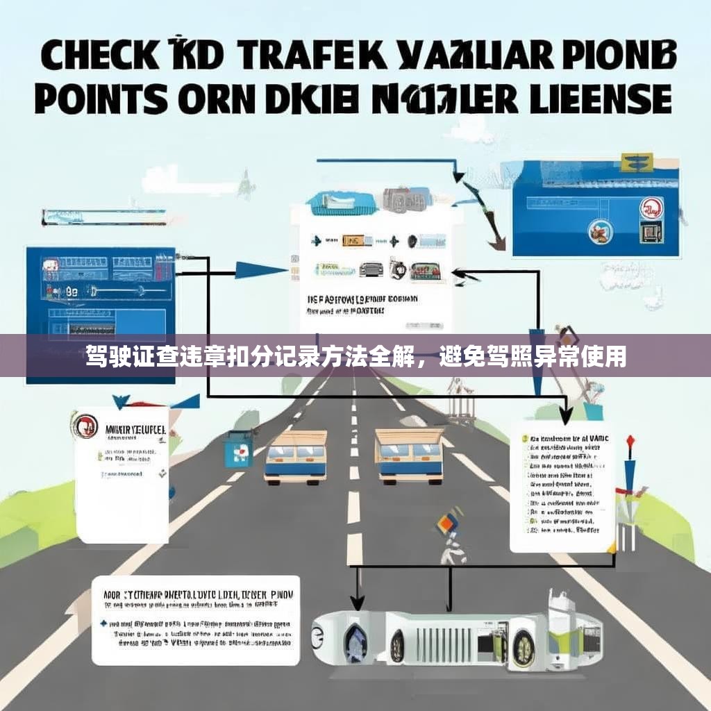 驾驶证查违章扣分记录方法全解，避免驾照异常使用