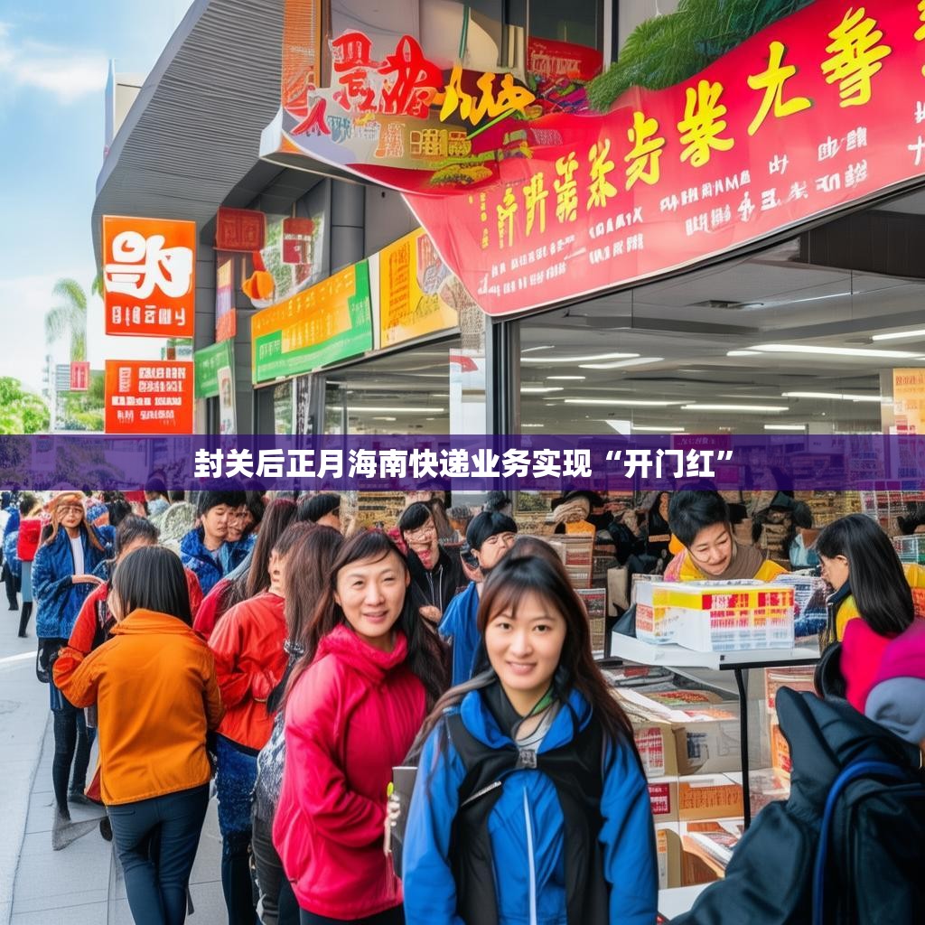 封关后正月海南快递业务实现“开门红”