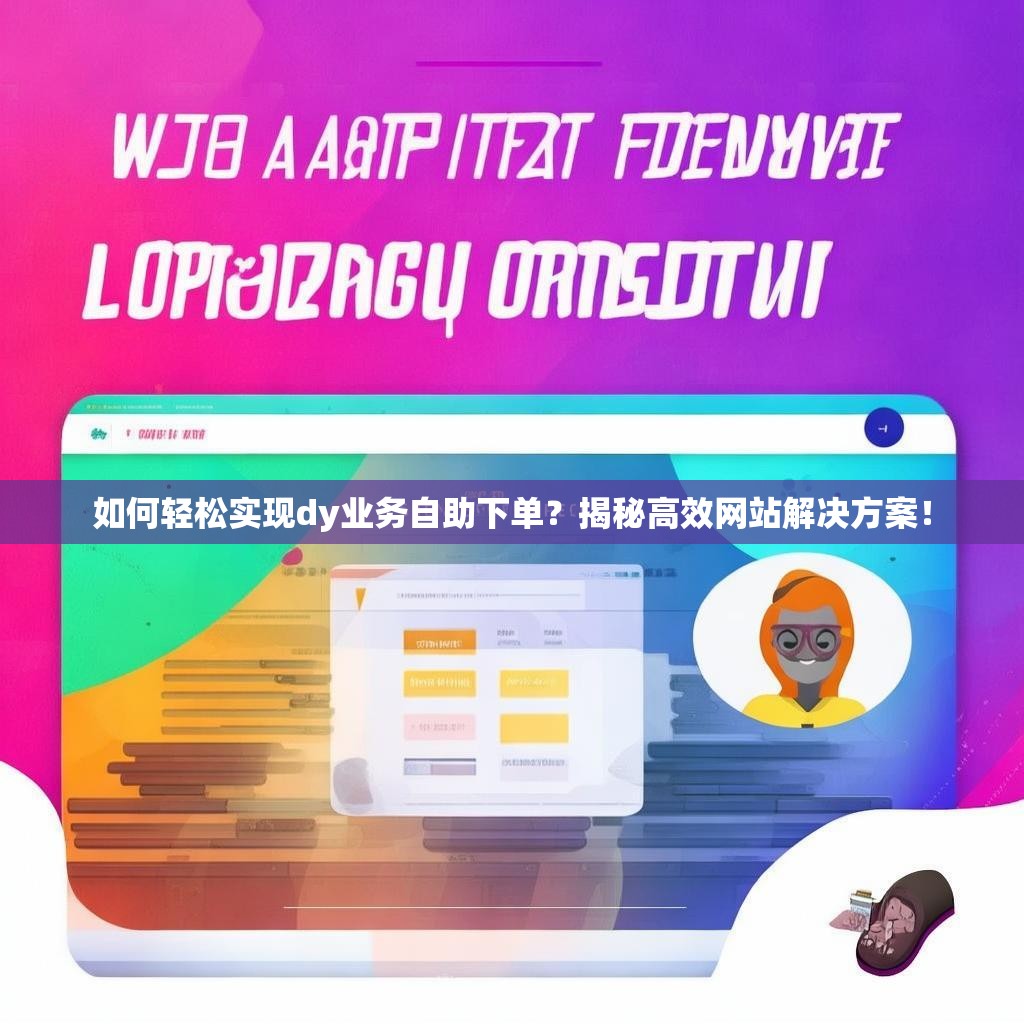 如何轻松实现dy业务自助下单？揭秘高效网站解决方案！