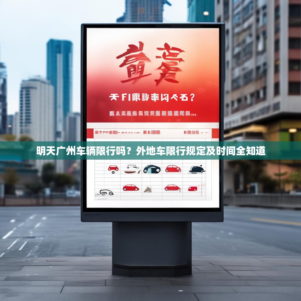 明天广州车辆限行吗？外地车限行规定及时间全知道