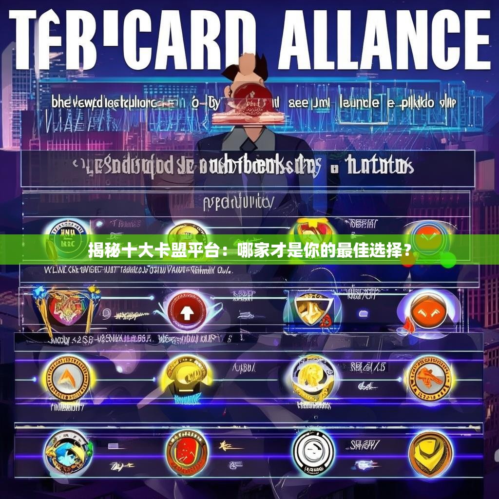 揭秘十大卡盟平台：哪家才是你的最佳选择？
