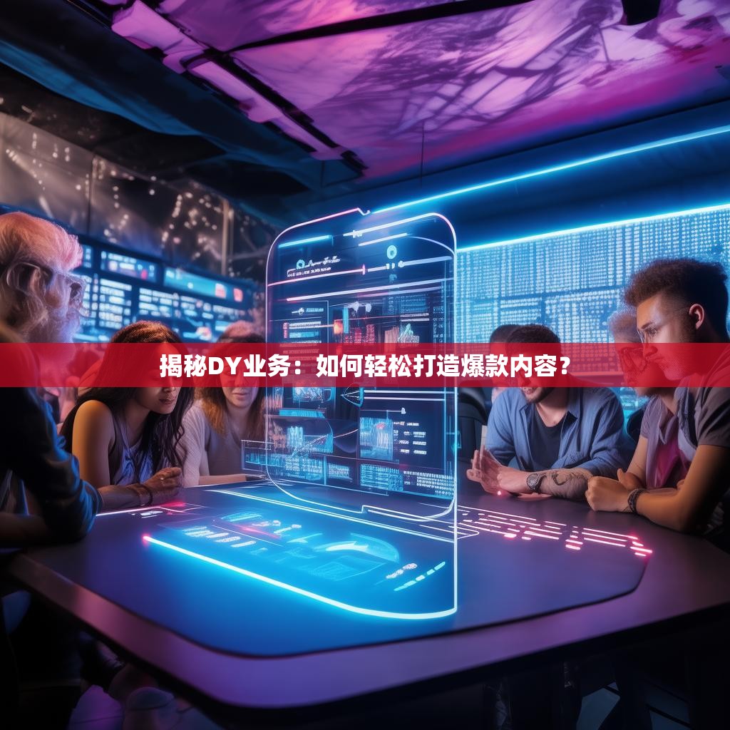 揭秘DY业务：如何轻松打造爆款内容？