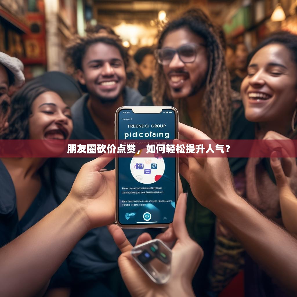 朋友圈砍价点赞，如何轻松提升人气？