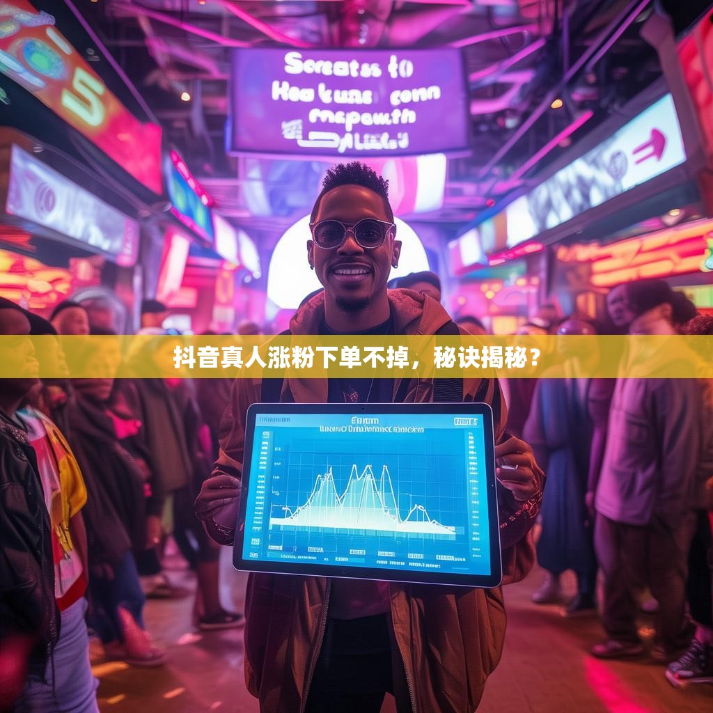 抖音真人涨粉下单不掉，秘诀揭秘？