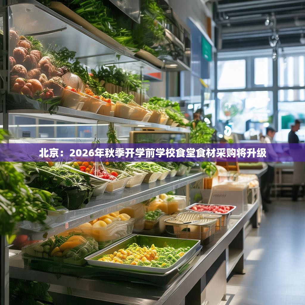 北京：2026年秋季开学前学校食堂食材采购将升级