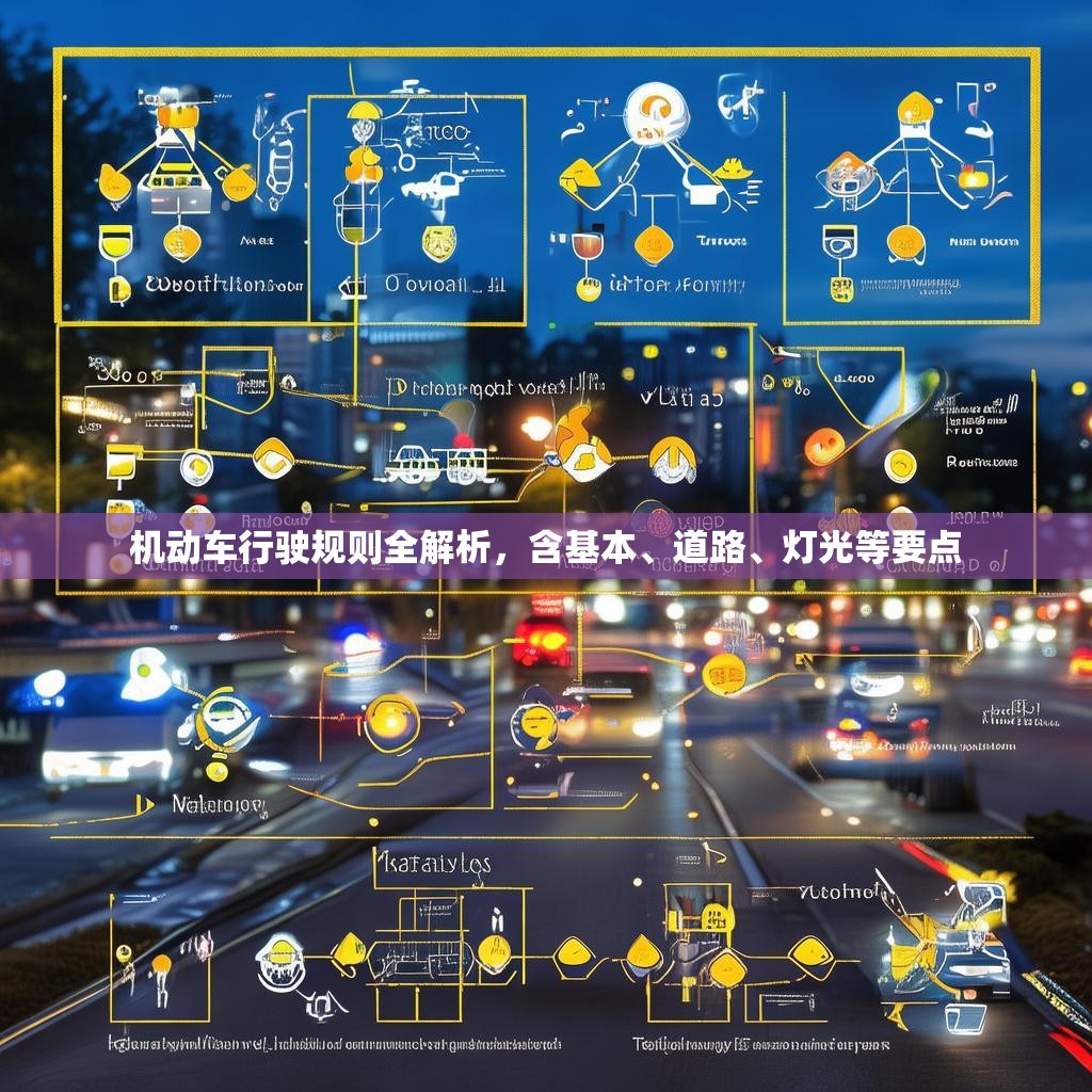 机动车行驶规则全解析，含基本、道路、灯光等要点