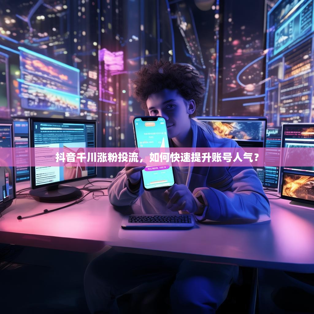 抖音千川涨粉投流，如何快速提升账号人气？