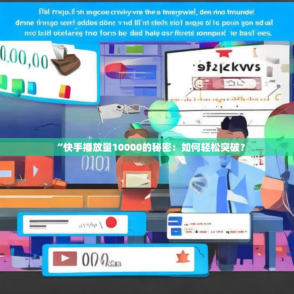 “快手播放量10000的秘密：如何轻松突破？