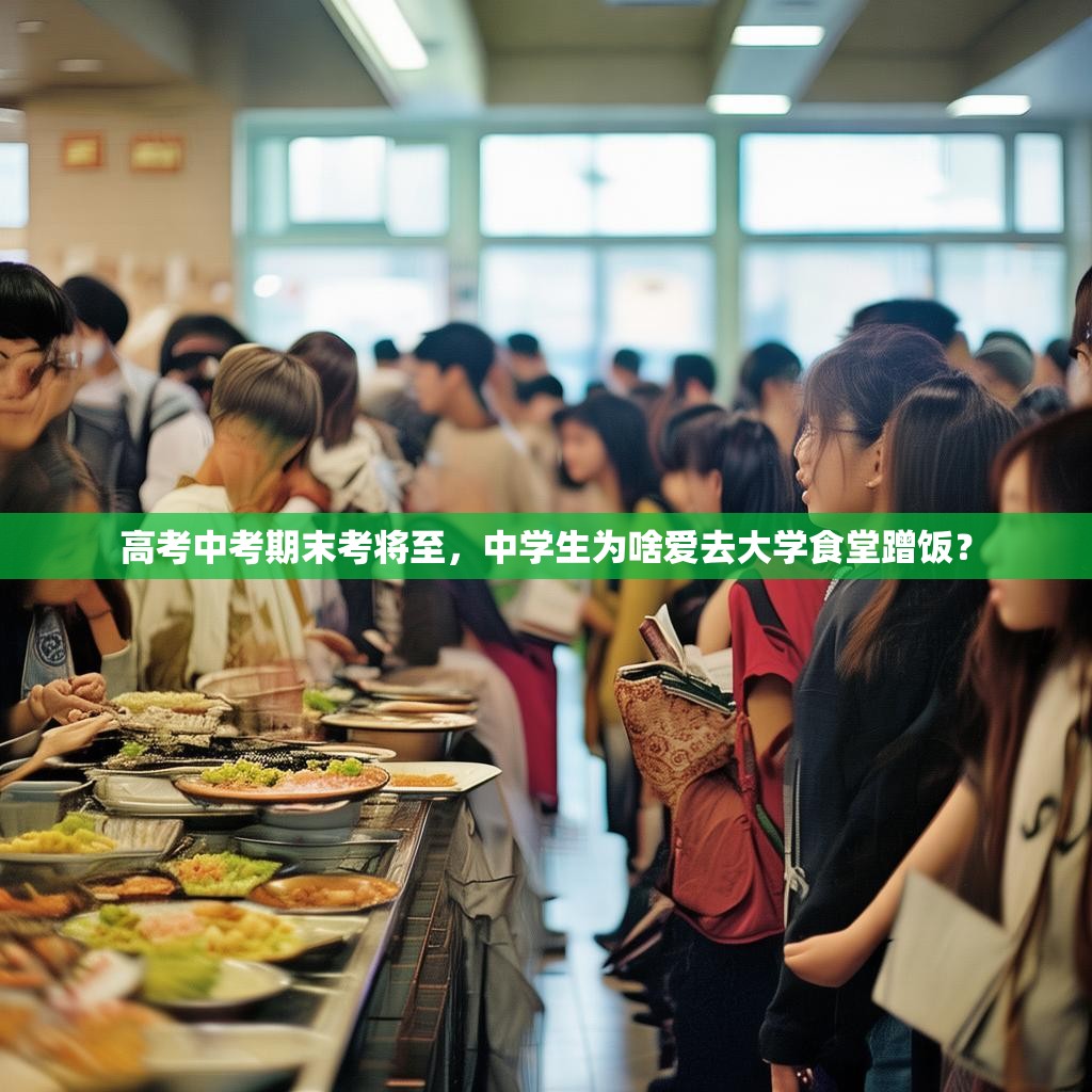 高考中考期末考将至，中学生为啥爱去大学食堂蹭饭？