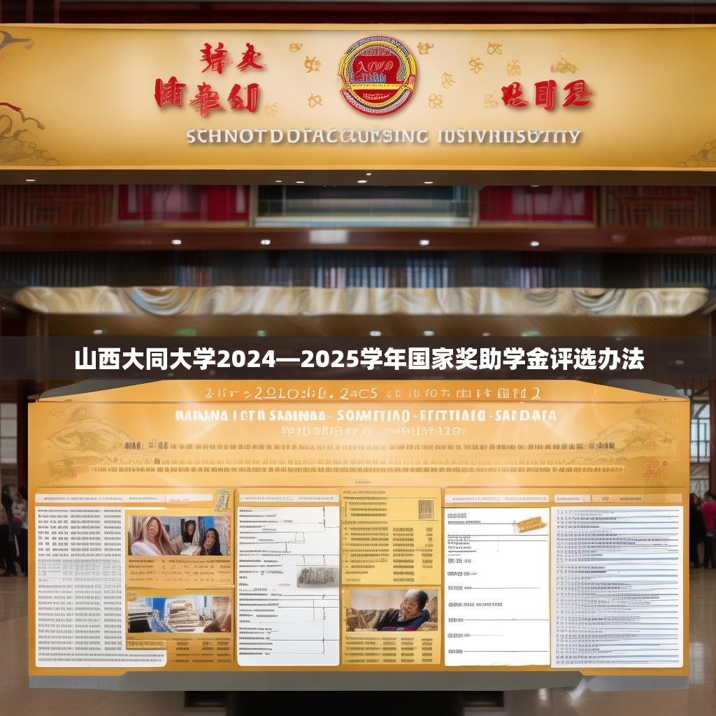 山西大同大学2024—2025学年国家奖助学金评选办法