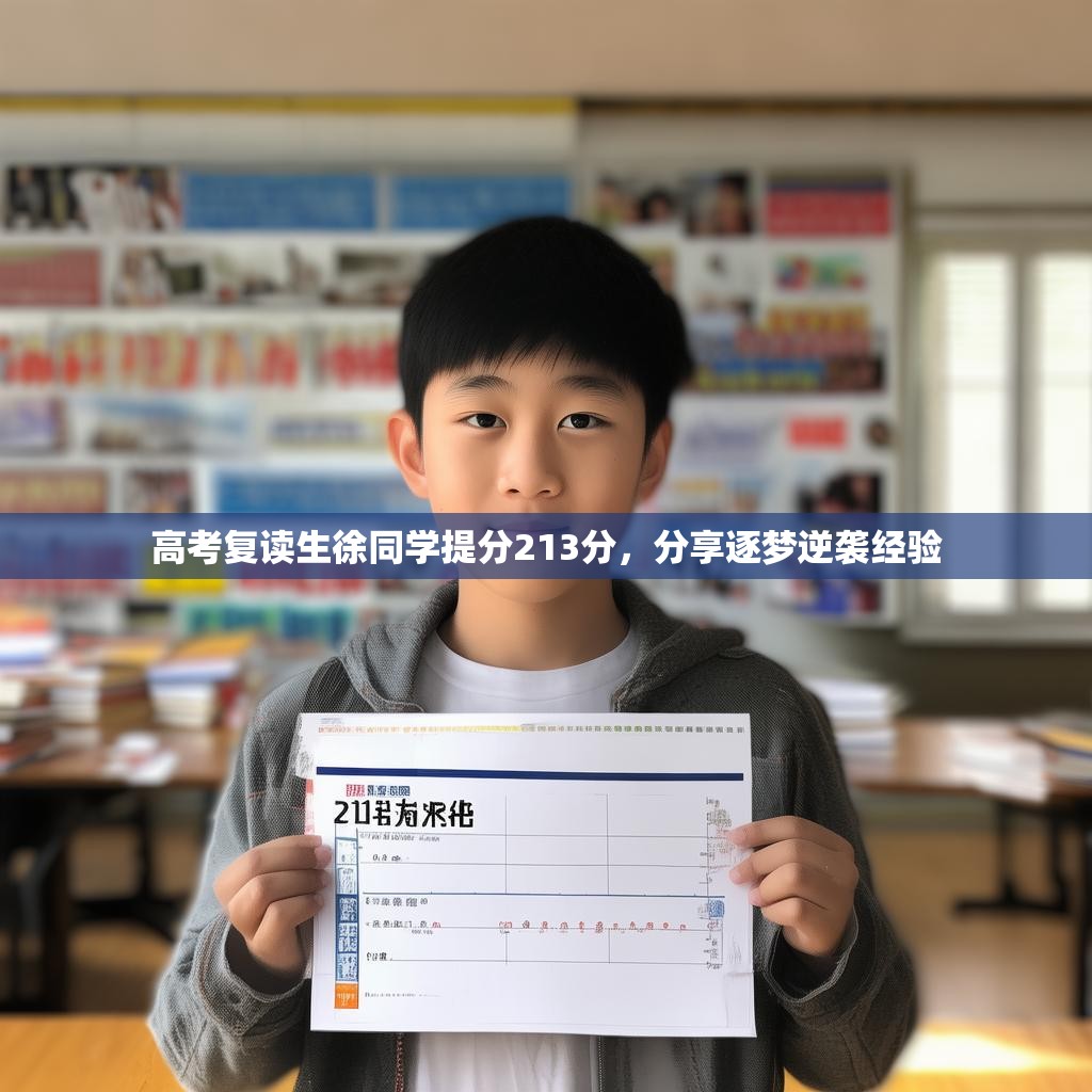 高考复读生徐同学提分213分，分享逐梦逆袭经验