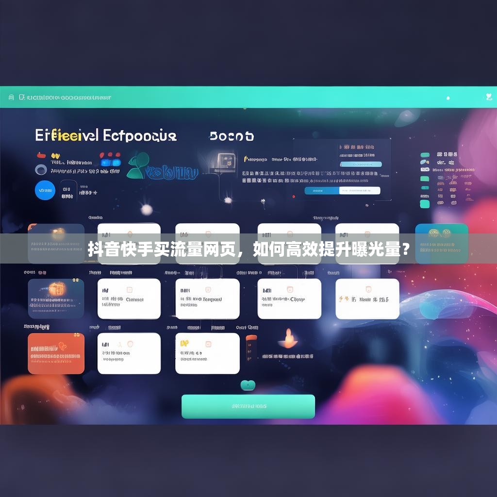 抖音快手买流量网页，如何高效提升曝光量？