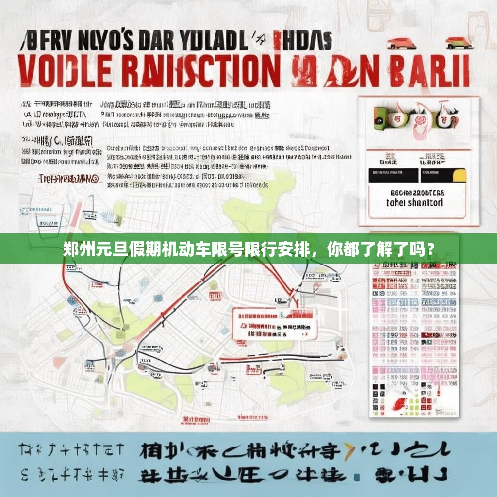 郑州元旦假期机动车限号限行安排，你都了解了吗？
