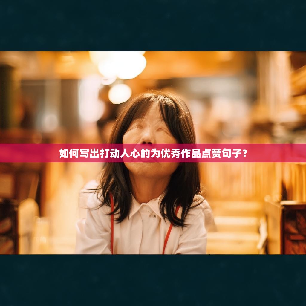 如何写出打动人心的为优秀作品点赞句子？