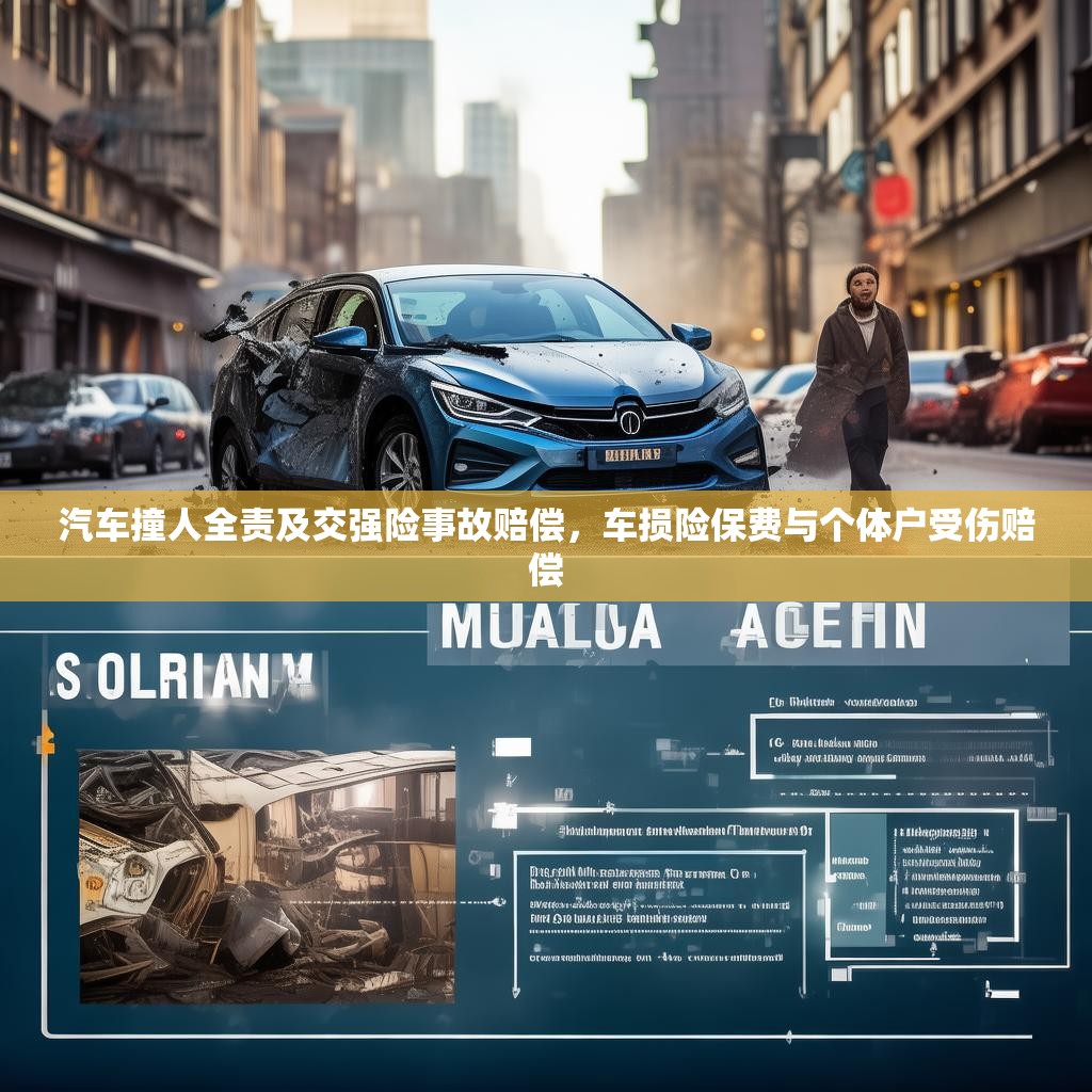 汽车撞人全责及交强险事故赔偿，车损险保费与个体户受伤赔偿