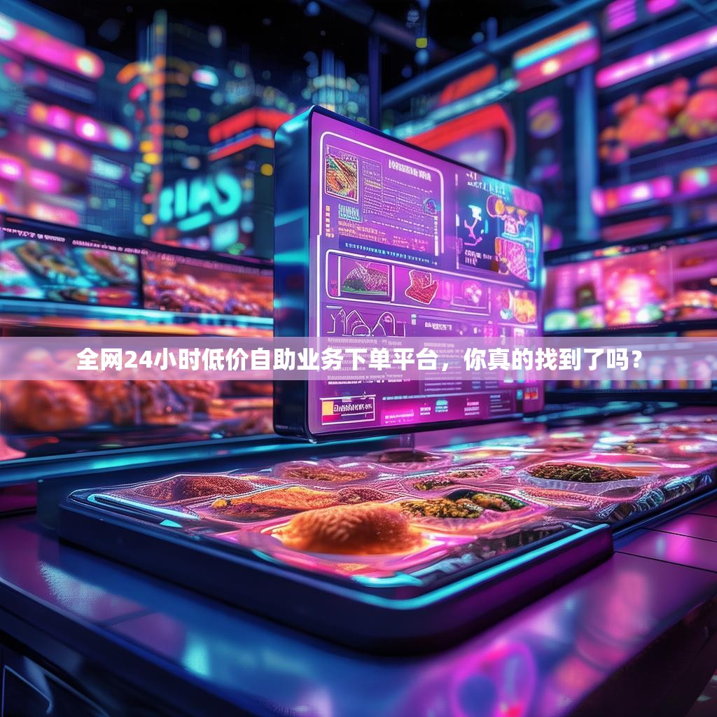 全网24小时低价自助业务下单平台，你真的找到了吗？