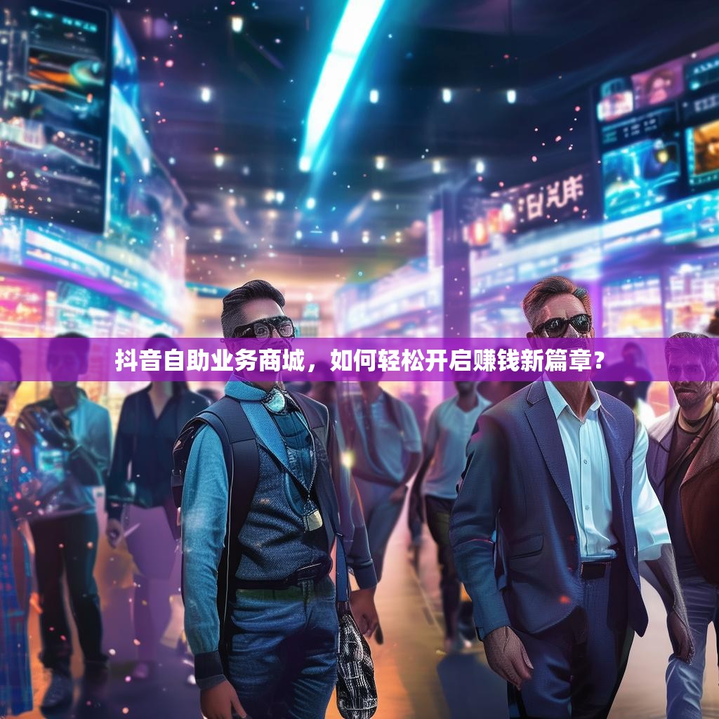 抖音自助业务商城，如何轻松开启赚钱新篇章？