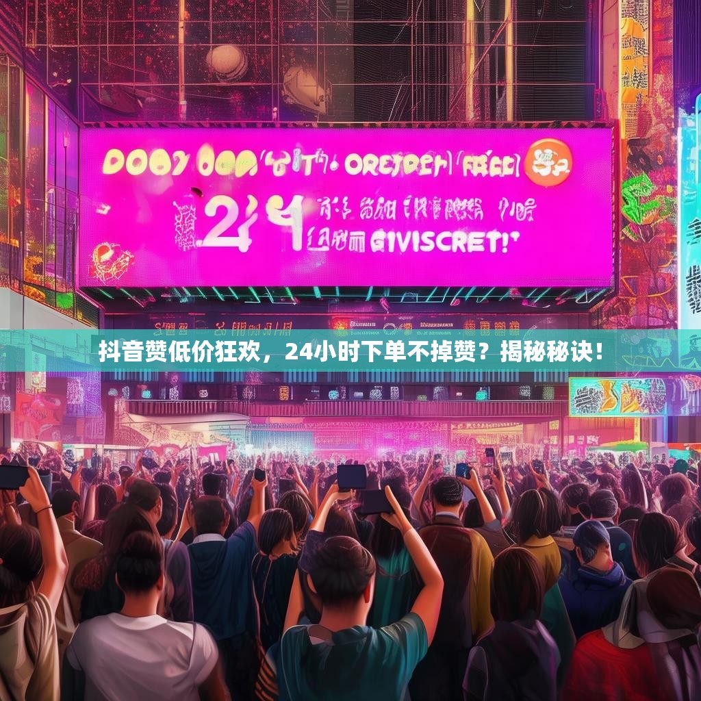 抖音赞低价狂欢，24小时下单不掉赞？揭秘秘诀！