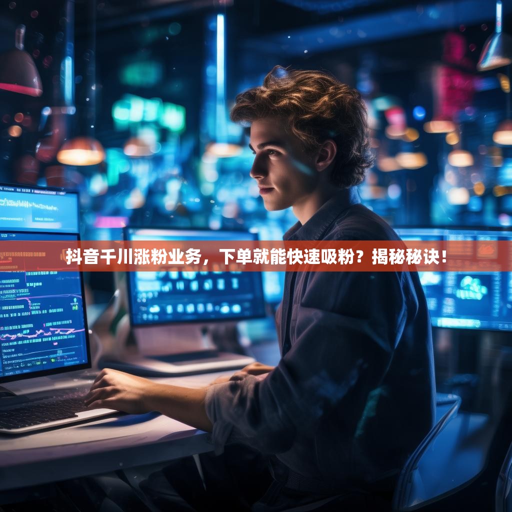 抖音千川涨粉业务，下单就能快速吸粉？揭秘秘诀！