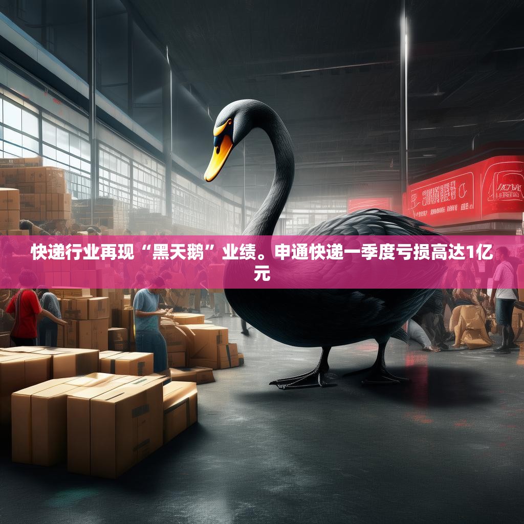 快递行业再现“黑天鹅”业绩。申通快递一季度亏损高达1亿元