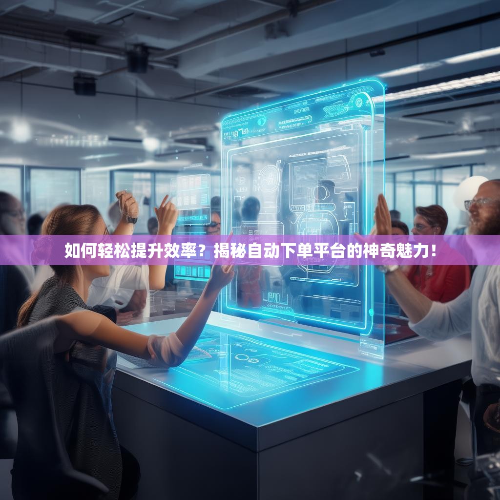 如何轻松提升效率？揭秘自动下单平台的神奇魅力！
