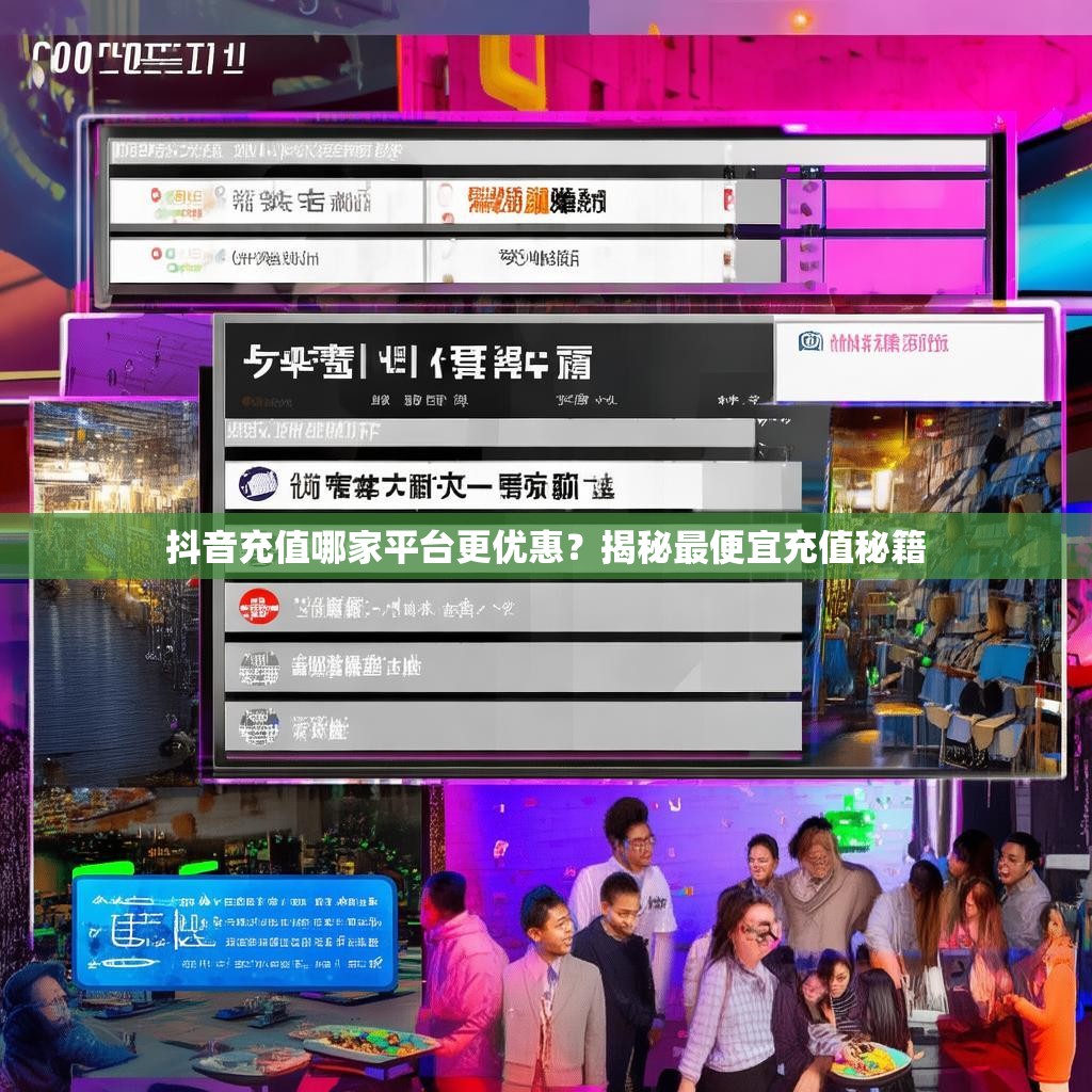 抖音充值哪家平台更优惠？揭秘最便宜充值秘籍
