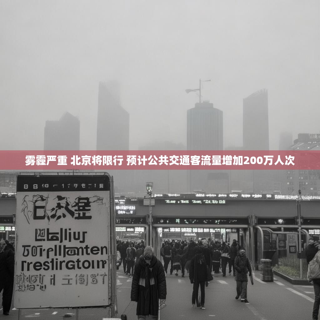 雾霾严重 北京将限行 预计公共交通客流量增加200万人次
