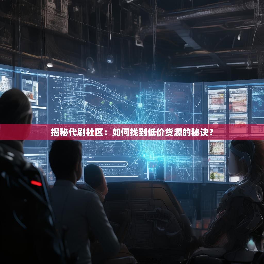 揭秘代刷社区：如何找到低价货源的秘诀？