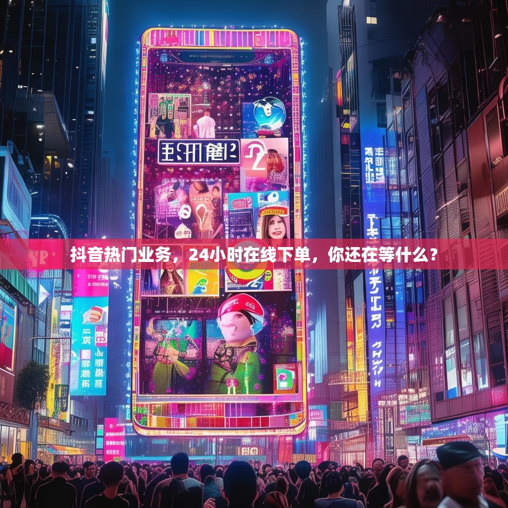 抖音热门业务，24小时在线下单，你还在等什么？