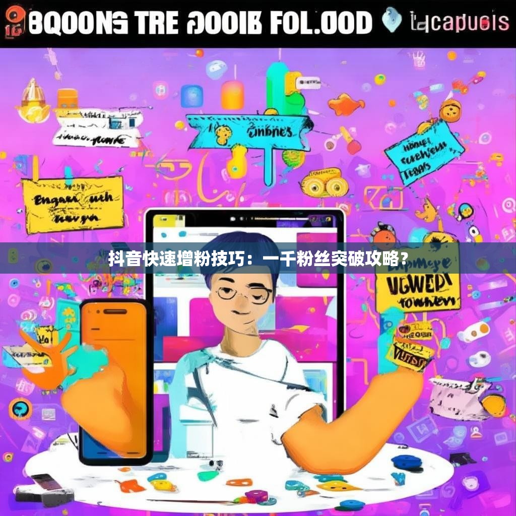 抖音快速增粉技巧：一千粉丝突破攻略？