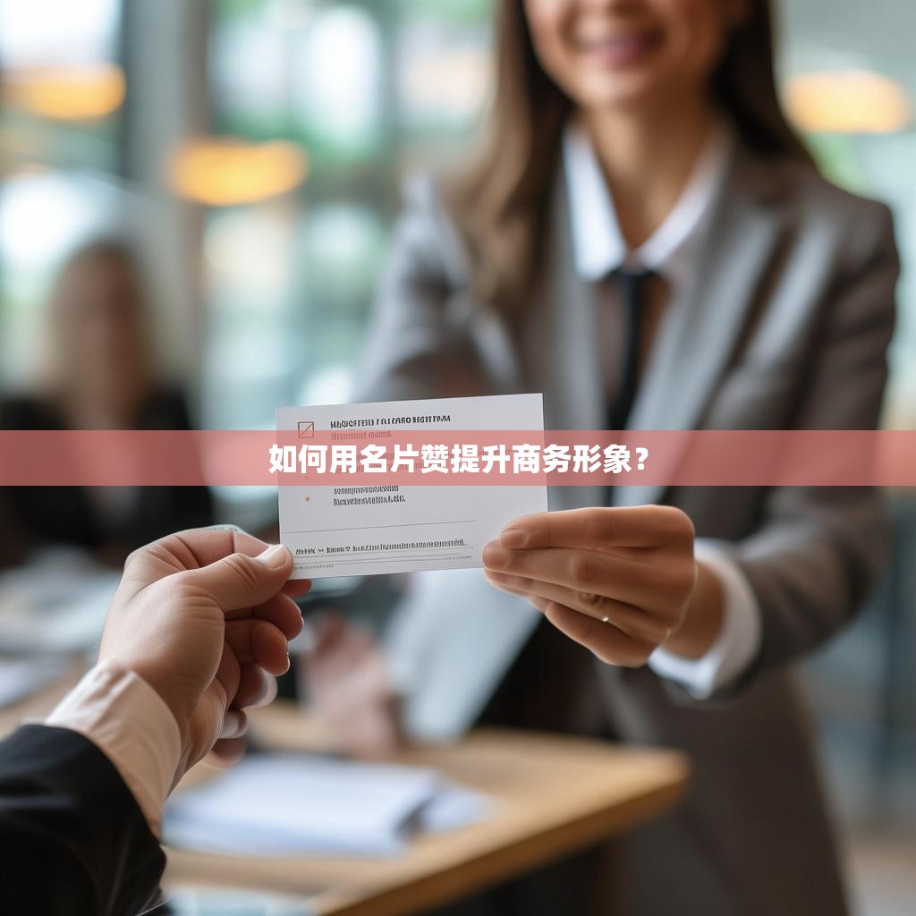 如何用名片赞提升商务形象？