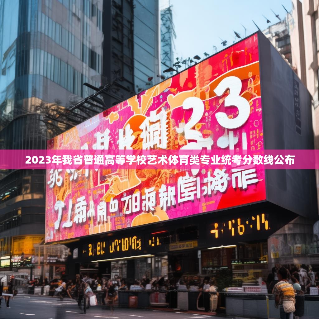 2023年我省普通高等学校艺术体育类专业统考分数线公布