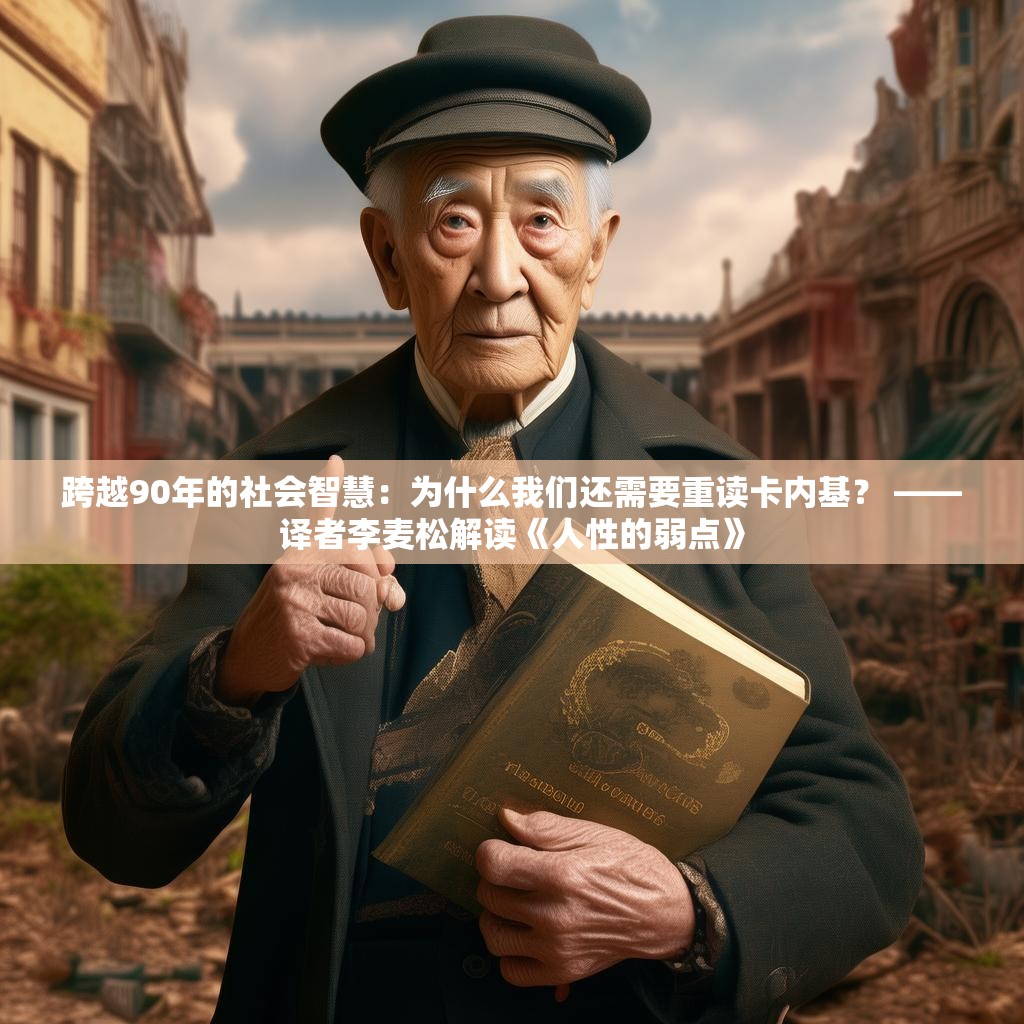 跨越90年的社会智慧：为什么我们还需要重读卡内基？ ——译者李麦松解读《人性的弱点》