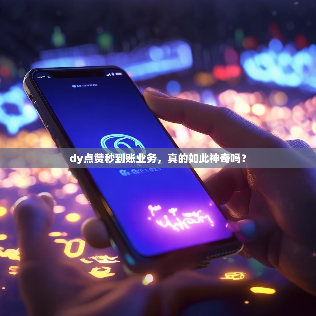 dy点赞秒到账业务，真的如此神奇吗？