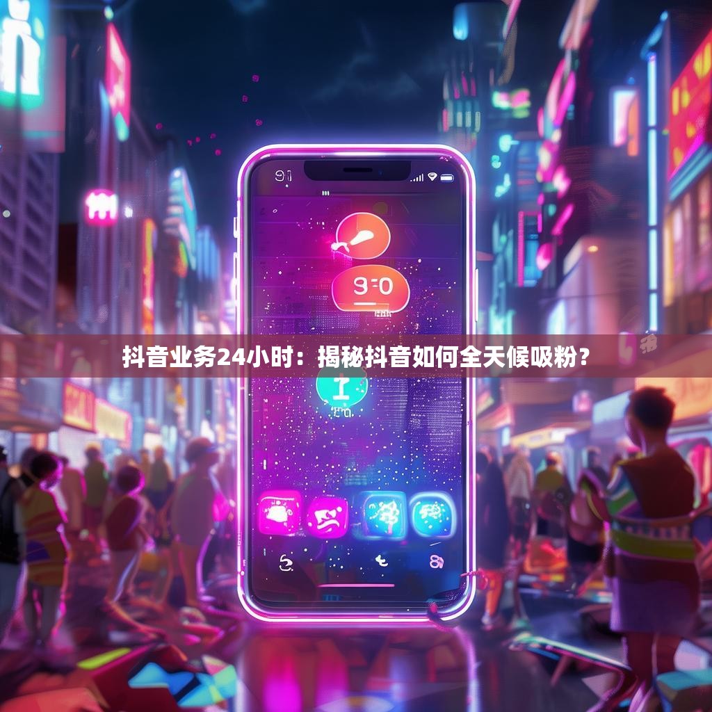 抖音业务24小时：揭秘抖音如何全天候吸粉？