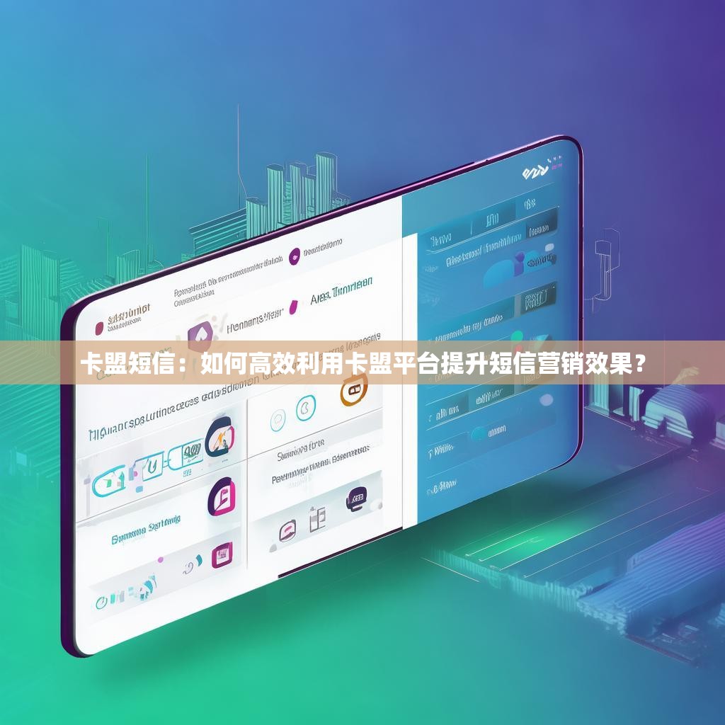 卡盟短信：如何高效利用卡盟平台提升短信营销效果？
