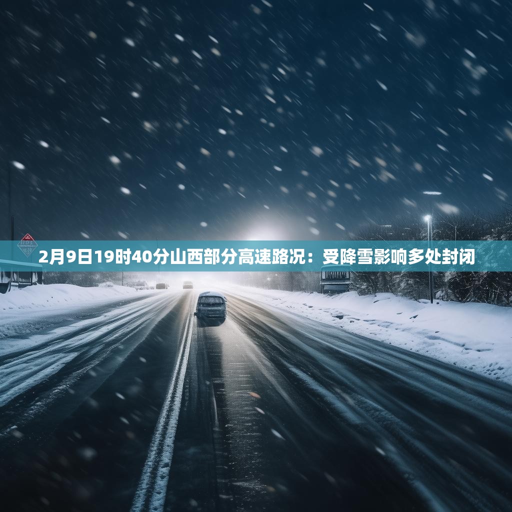 2月9日19时40分山西部分高速路况：受降雪影响多处封闭