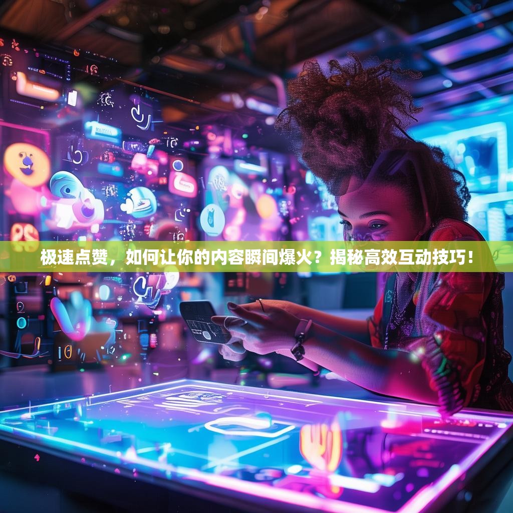极速点赞，如何让你的内容瞬间爆火？揭秘高效互动技巧！
