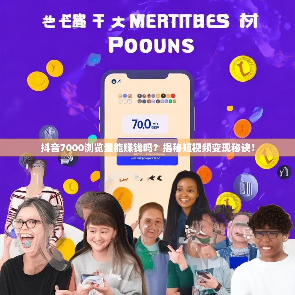 抖音7000浏览量能赚钱吗？揭秘短视频变现秘诀！